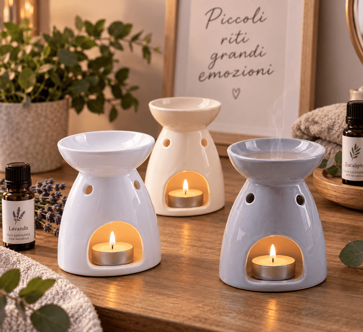 Brucia essenze in ceramica H.13 | Mercury - Perrone Shop