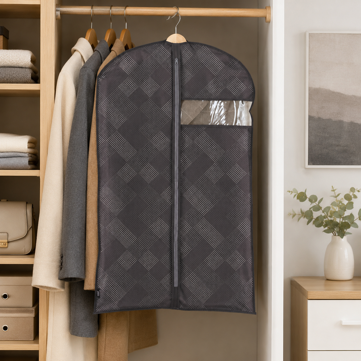 Custodia Giacca Pixel con Cerniera | DomoLiving