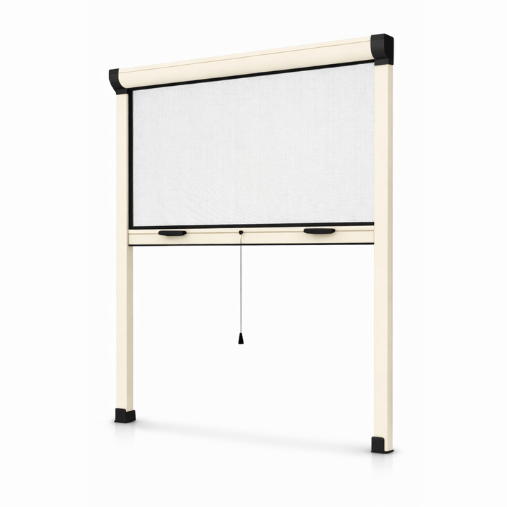 Zanzariera a Rullo Avorio per Finestra – Stop a Zanzare e Insetti in Casa