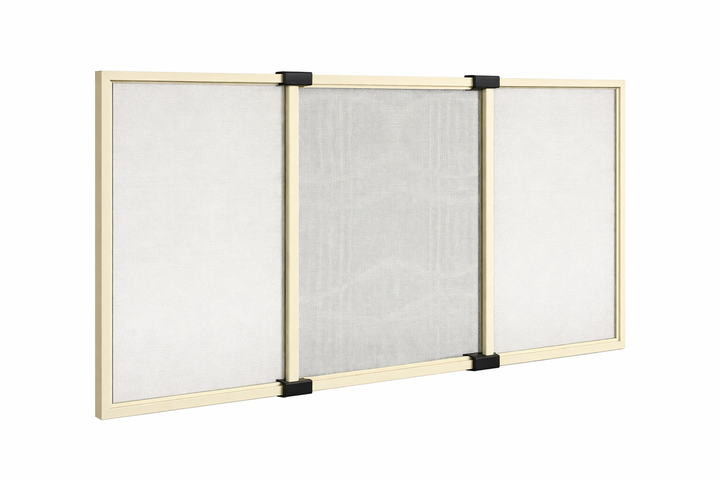 Zanzariera Estensibile Avorio per Finestre – Protezione Regolabile e Senza Fori,Facile da istallare