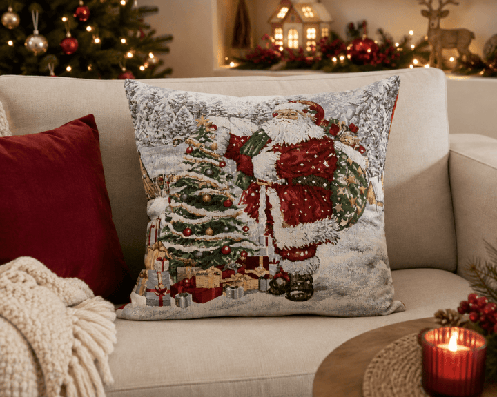 Cuscino natalizio Babbo Natale 45X45cm | Mercury - Perrone Shop