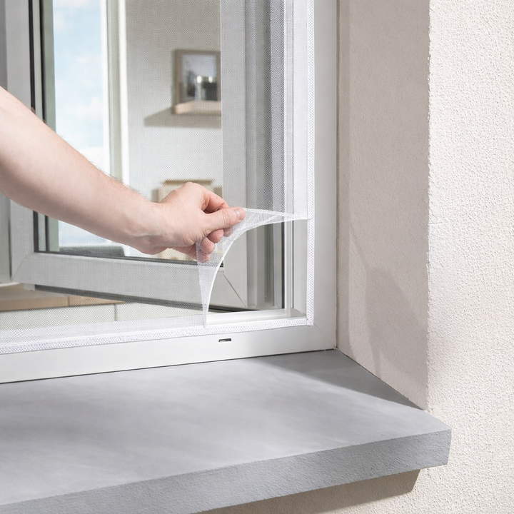 Zanzariera per Finestra Universale in Poliestere Bianca – Stop a Zanzare e Insetti in 2 Minuti