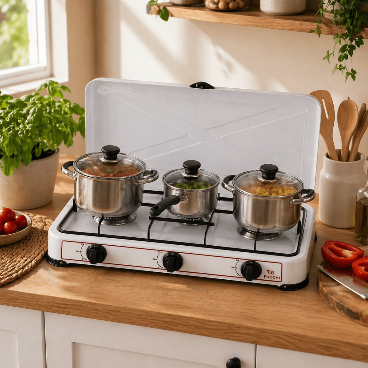 Fornello a Gas da Campeggio 2 o 3 Fuochi – Massima Libertà di Cucina Ovunque - Perrone Shop
