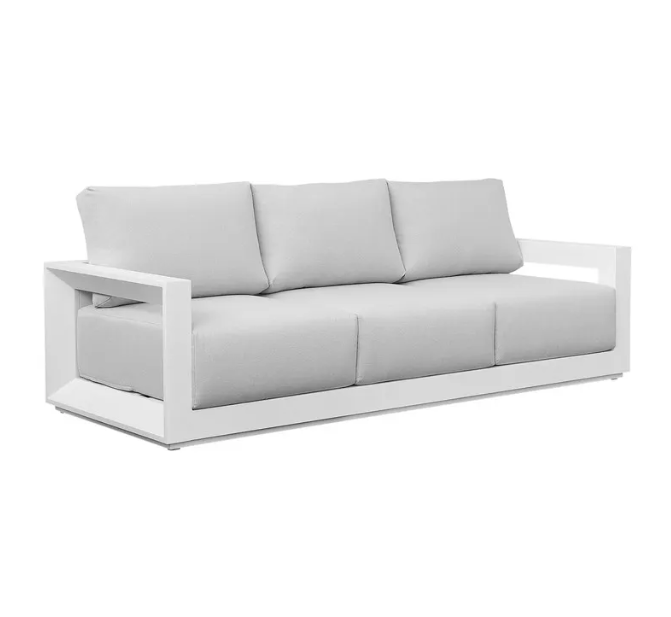 Set da giardino Philadelphia in alluminio bianco opaco Xone