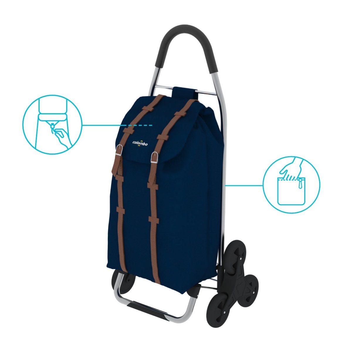 Carrello per la spesa impermeabile Dakar 3 - Perrone Shop