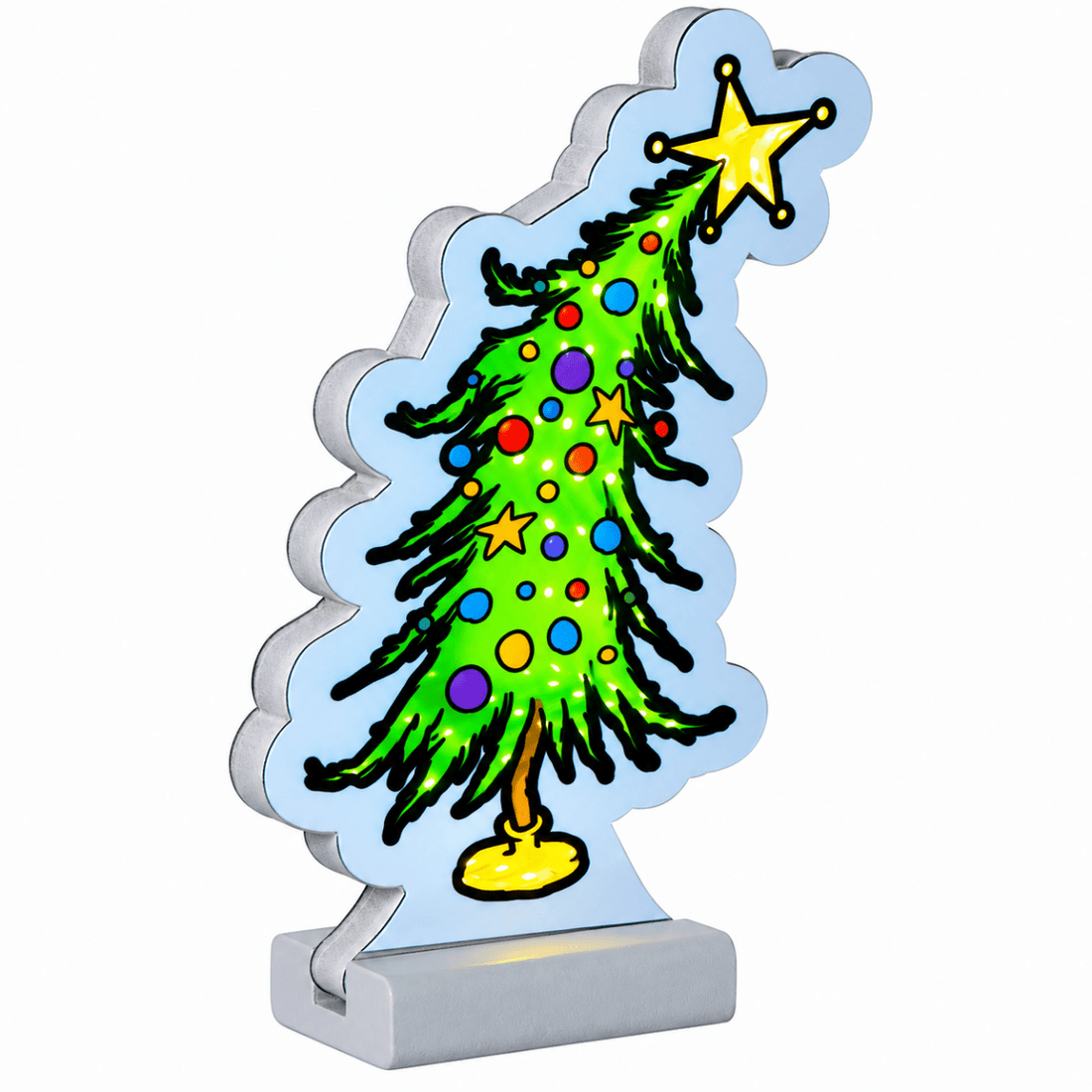 Albero di Natale luminoso 20 cm Infinity Light The Grinch