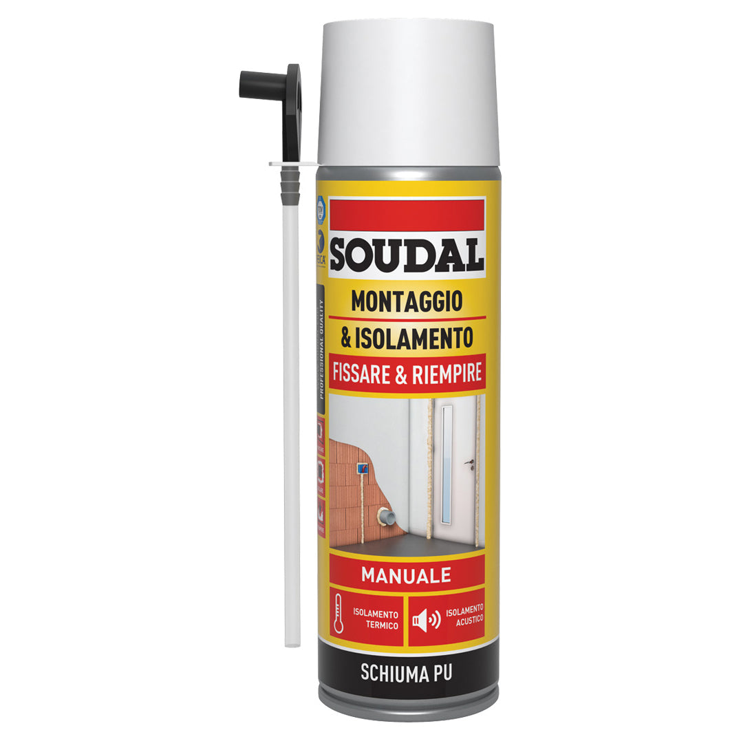 Schiuma Poliuretanica Manuale Soudal 750ml Professionale