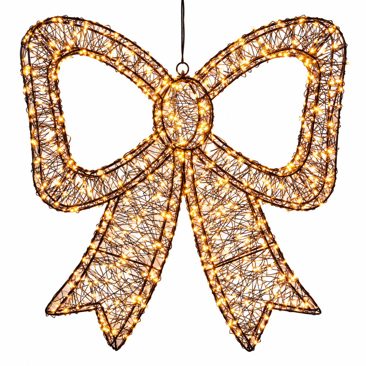 Fiocco LED 38 x 33 cm 500 LED EWW Nero | Koopman