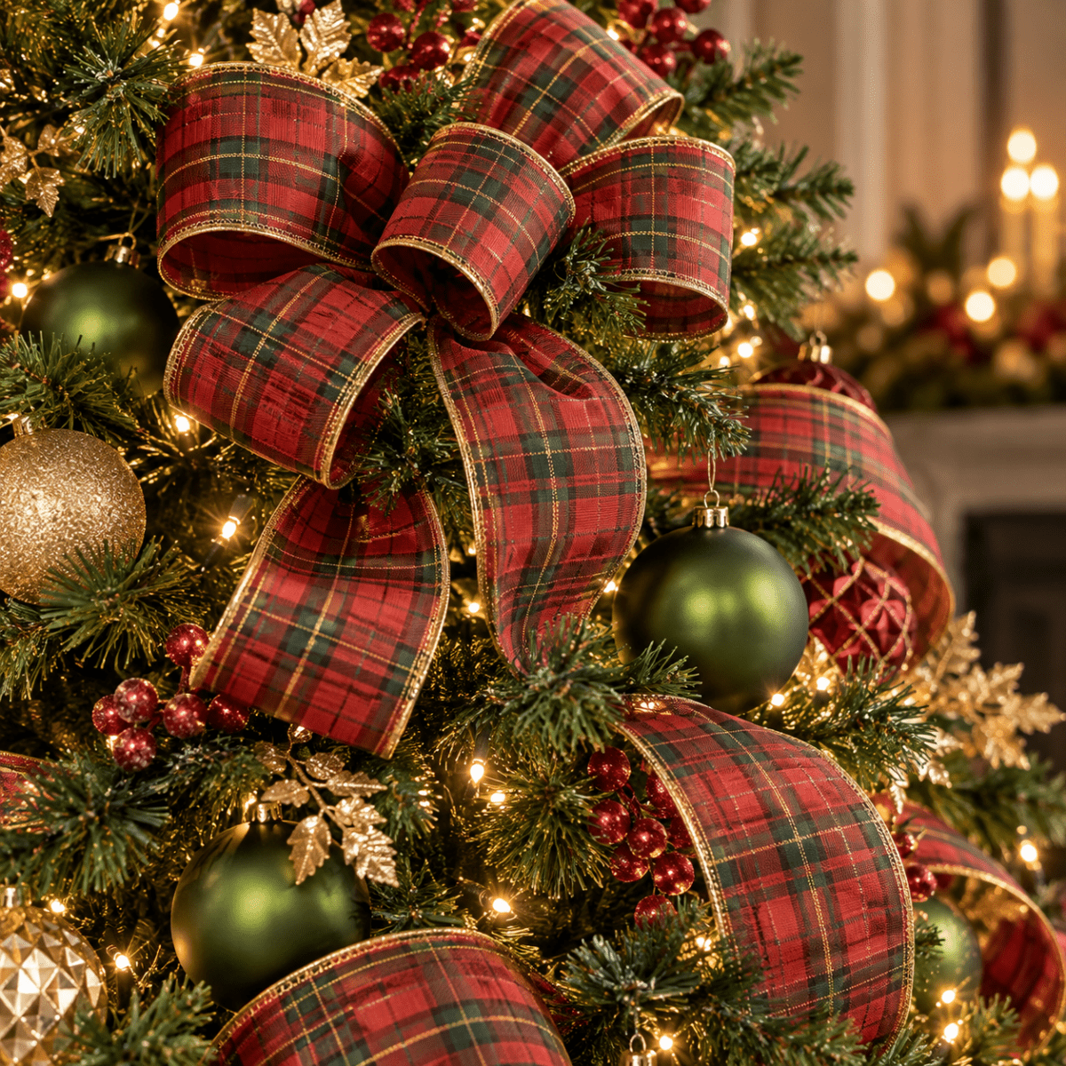 Nastro in tessuto Tartan 10x270cm | Mercury - Perrone Shop