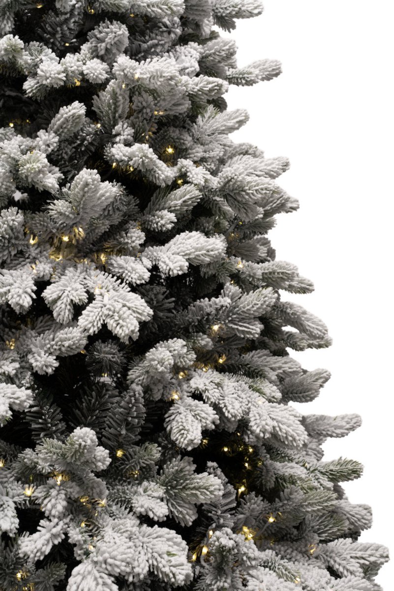 Albero di Natale Darsy Innevato con Led integrati e tronco incorporato | Xone - Perrone Shop