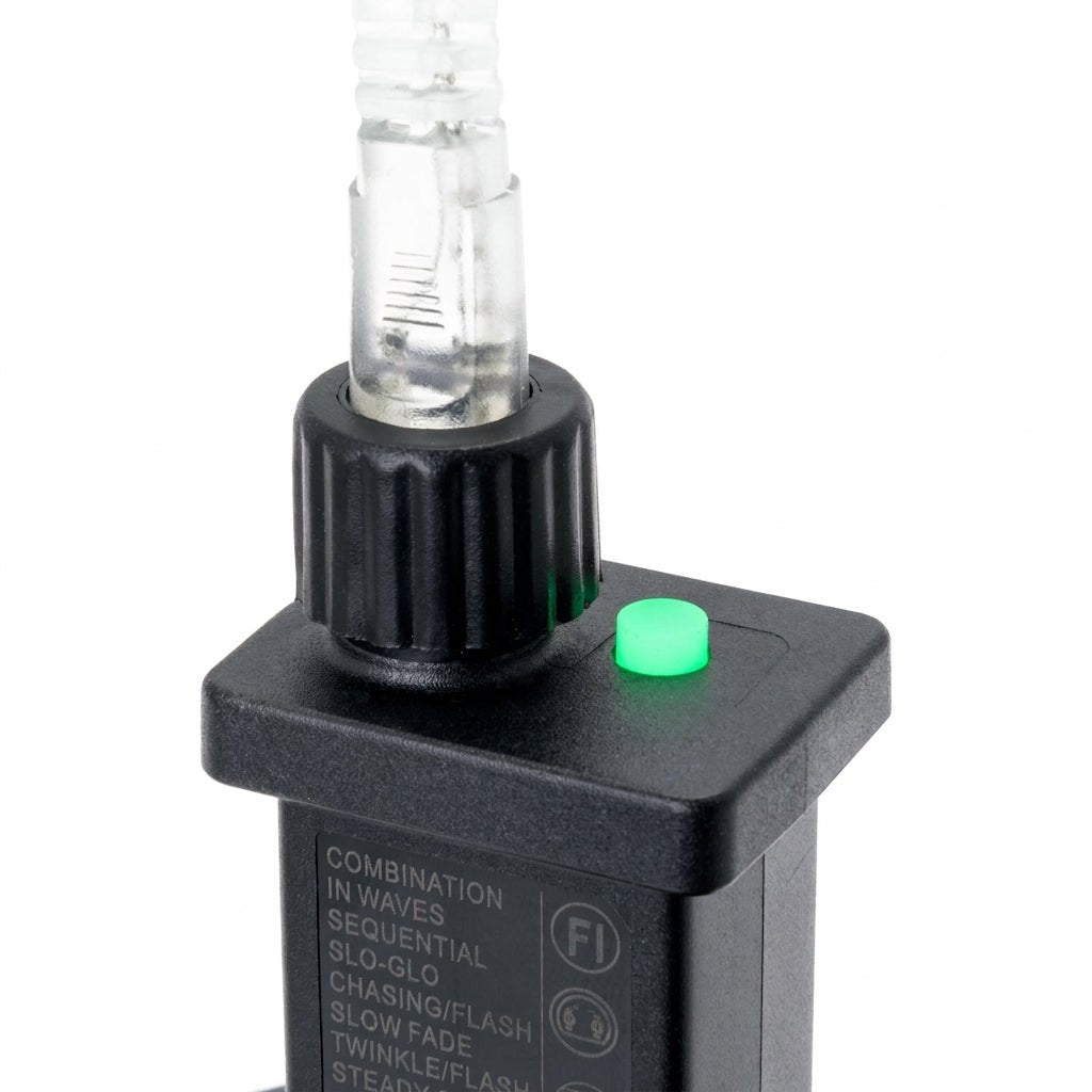 Luci di Natale 1000 LED Bianco Caldo 20 m con Timer Lotti - Perrone Shop