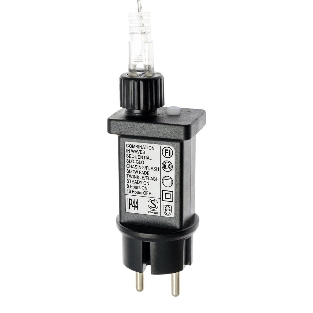 Luci di Natale 1000 LED Bianco Caldo 20 m con Timer Lotti - Perrone Shop