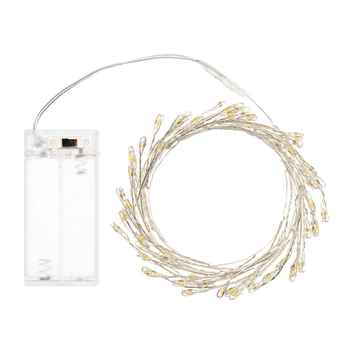 Catena 60 Microcluster Bianco Caldo 1,2 m a Batteria | Lotti - Perrone Shop