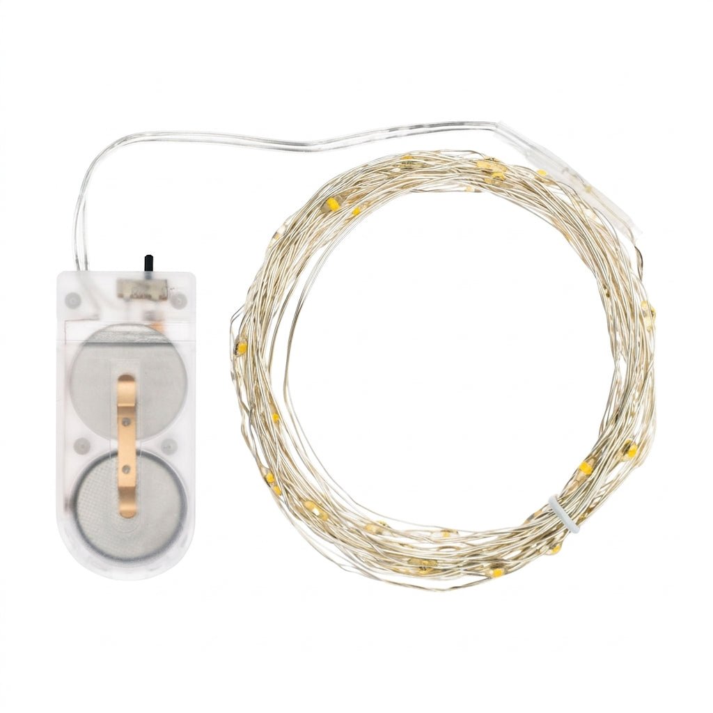 Catena 40 MicroLED Bianco Freddo 4 m a Batteria | Lotti - Perrone Shop