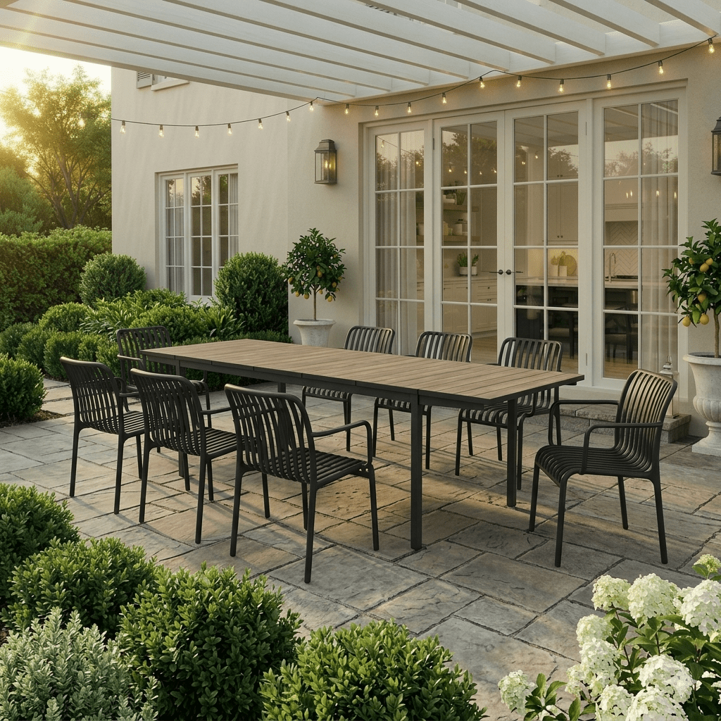 Keter Tavolo allungabile Ashwood Grafite estensibile - Perrone Shop