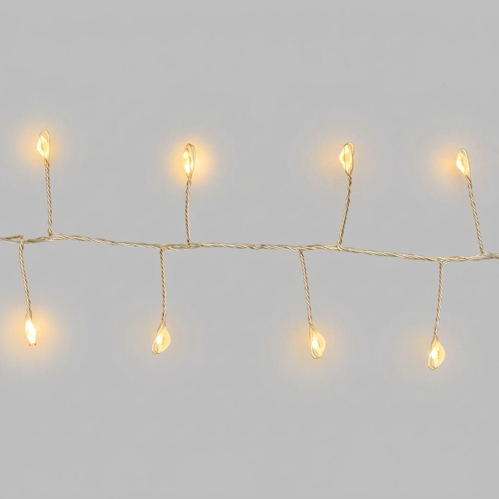 Luci di Natale 1000 LED Bianco Caldo 20 m con Timer Lotti - Perrone Shop