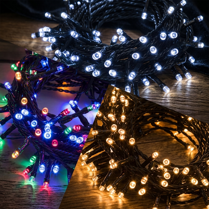 Catena Luminosa 300 LED Lotti con 8 Giochi di Luce - Perrone Shop