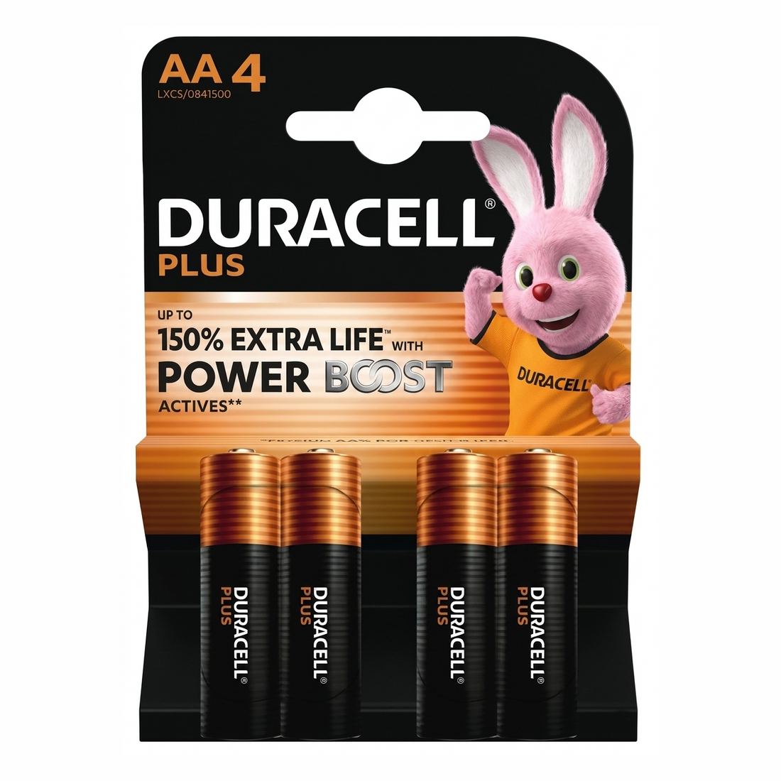 Batterie AA Duracell Plus – Energia a Lunga Durata Blister 4Pz