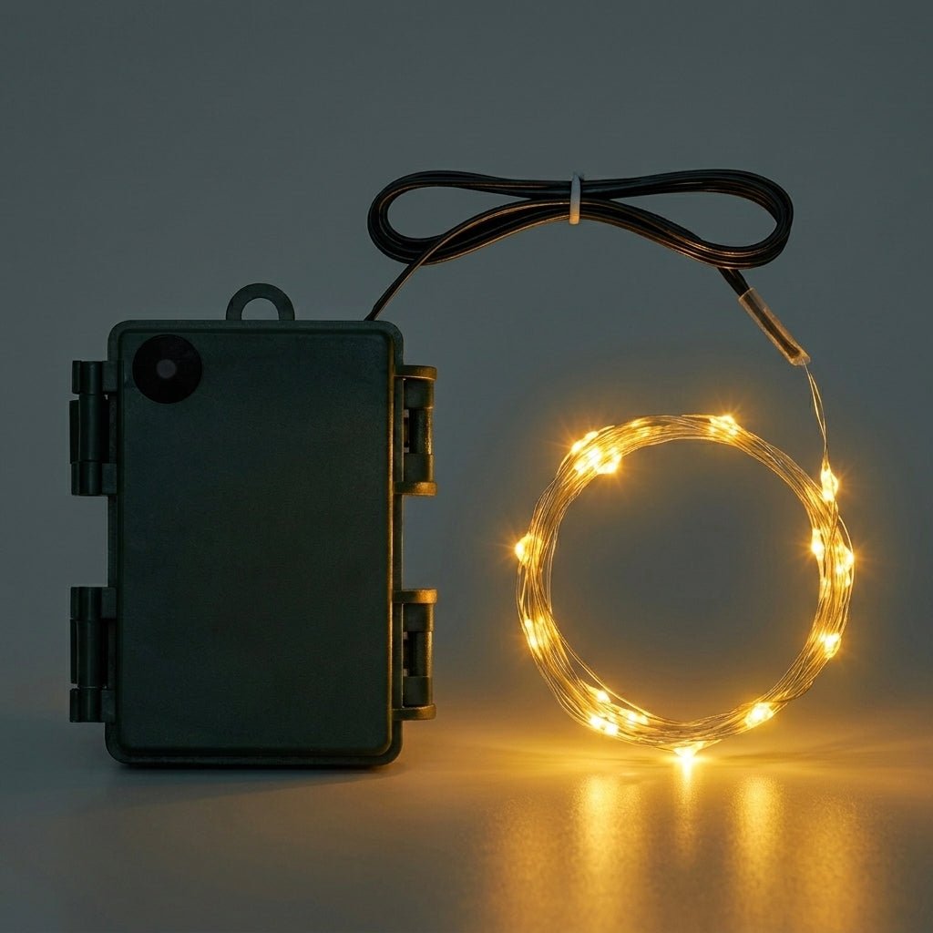 Catena 80 MicroLED 8 m a Batteria con Timer IP44 | Lotti - Perrone Shop
