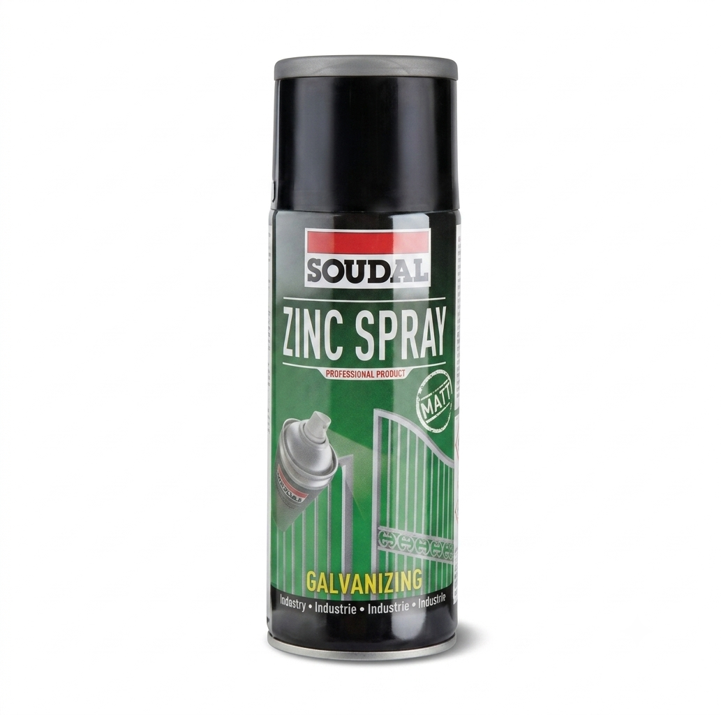 Zinc Spray Opaco – Zincante a Freddo Professionale per Ferro e Acciaio 400ml