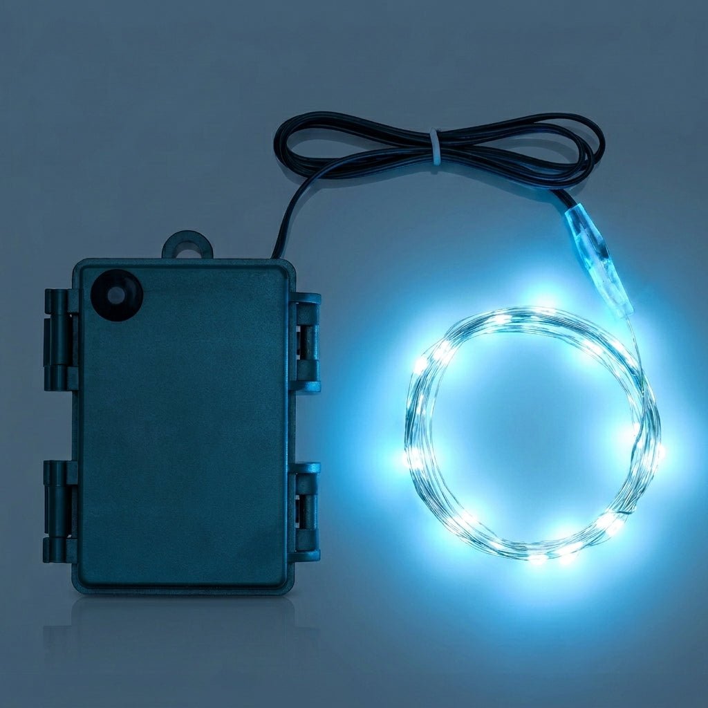 Catena 80 MicroLED 8 m a Batteria con Timer IP44 | Lotti - Perrone Shop