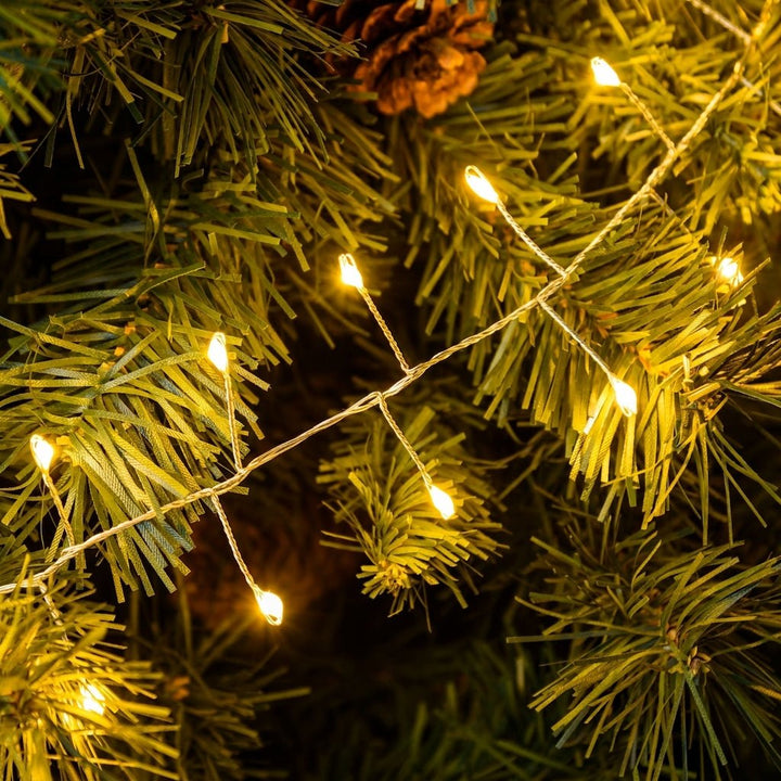 Luci di Natale 1000 LED Bianco Caldo 20 m con Timer Lotti - Perrone Shop