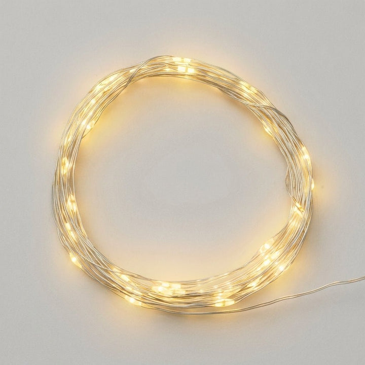 Catena Decorativa 40 MicroLED Bianco Caldo a Batteria – Lotti - Perrone Shop