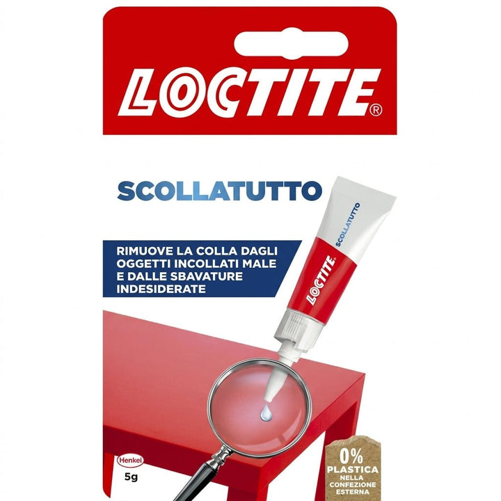 Loctite Scollatutto 5 g: rimuovi colla e residui adesivi - Perrone Shop