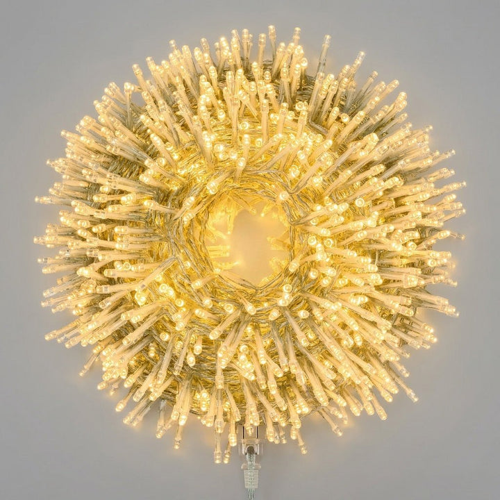 Catena luminosa Lotti 1500 LED bianco caldo 30,5 metri