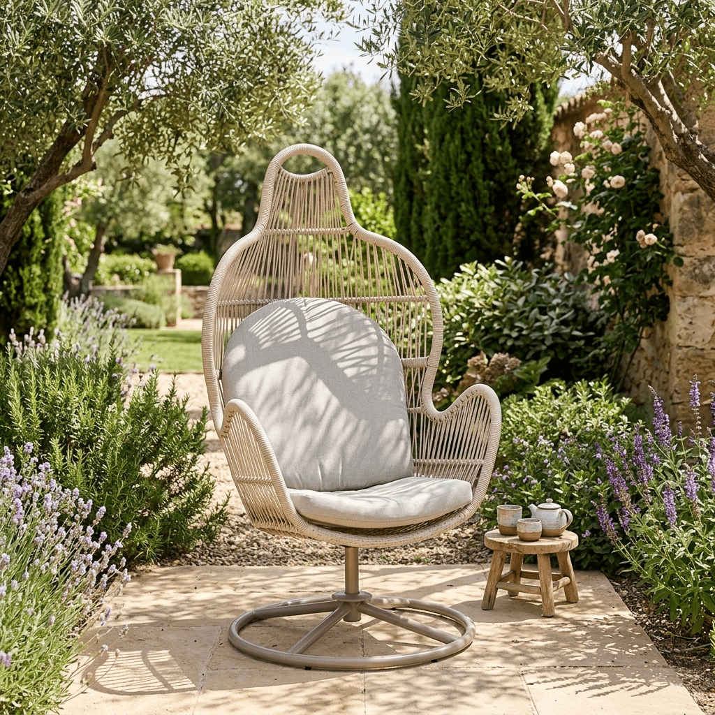 Poltrona rotante di design Rosmary – comfort ed eleganza per ogni ambiente - Perrone Shop