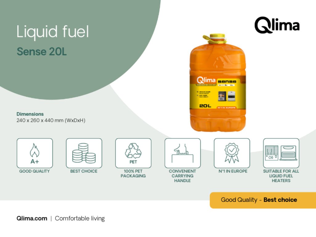 Combustibile Sense 20 lt Qlima - Perrone Shop