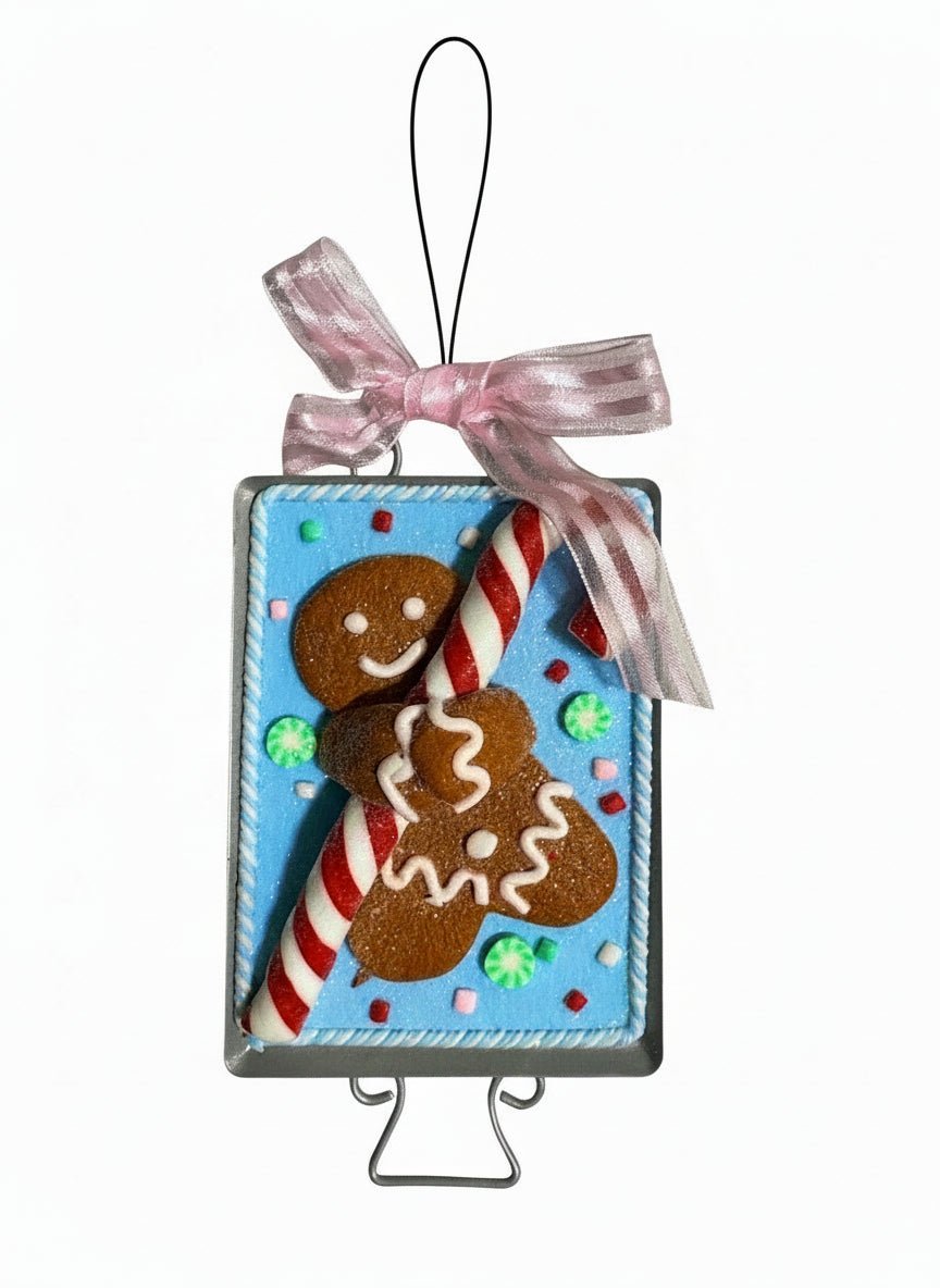 Decorazione Natalizia Teglia con Omino di Marzapane 3D - Perrone Shop