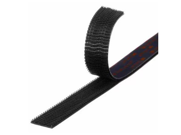 Nastro Dual Lock 3M SJ355D Nero 25 mm x 5 m | Sistema di Fissaggio Richiudibile - Perrone Shop