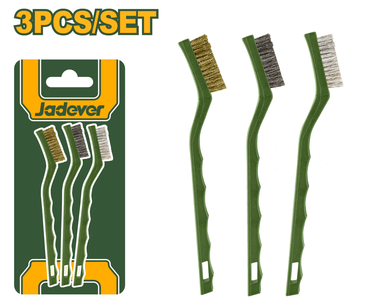 Set spazzole di pulizia Jadever con setole miste – 3 pezzi - Perrone Shop