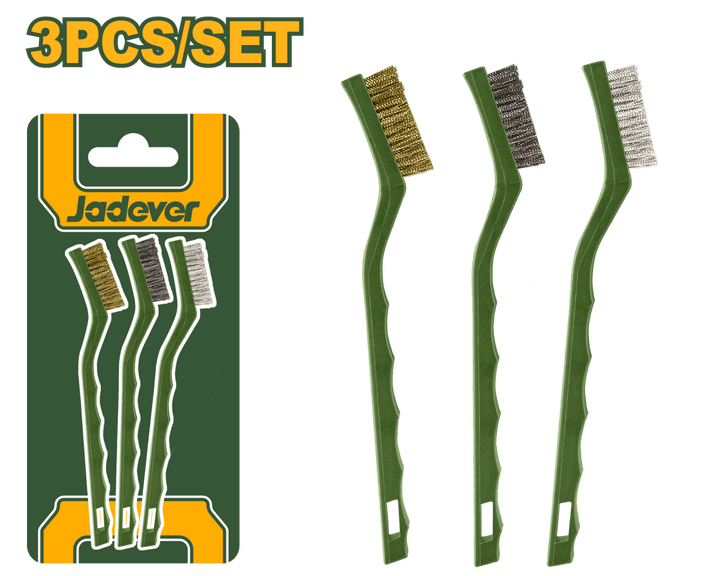 Set spazzole di pulizia Jadever con setole miste – 3 pezzi - Perrone Shop