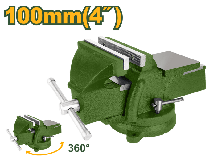 Morsa da banco girevole con incudine 4” e 6” in ghisa - Perrone Shop