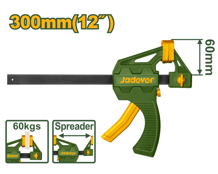 Morsetto a barra Jadever 60 mm con funzione distanziatore - Perrone Shop