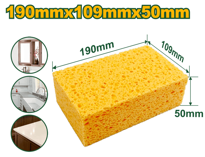 Spugna idrofila multiuso per pulizia e stuccatura 190×109×50 mm - Perrone Shop