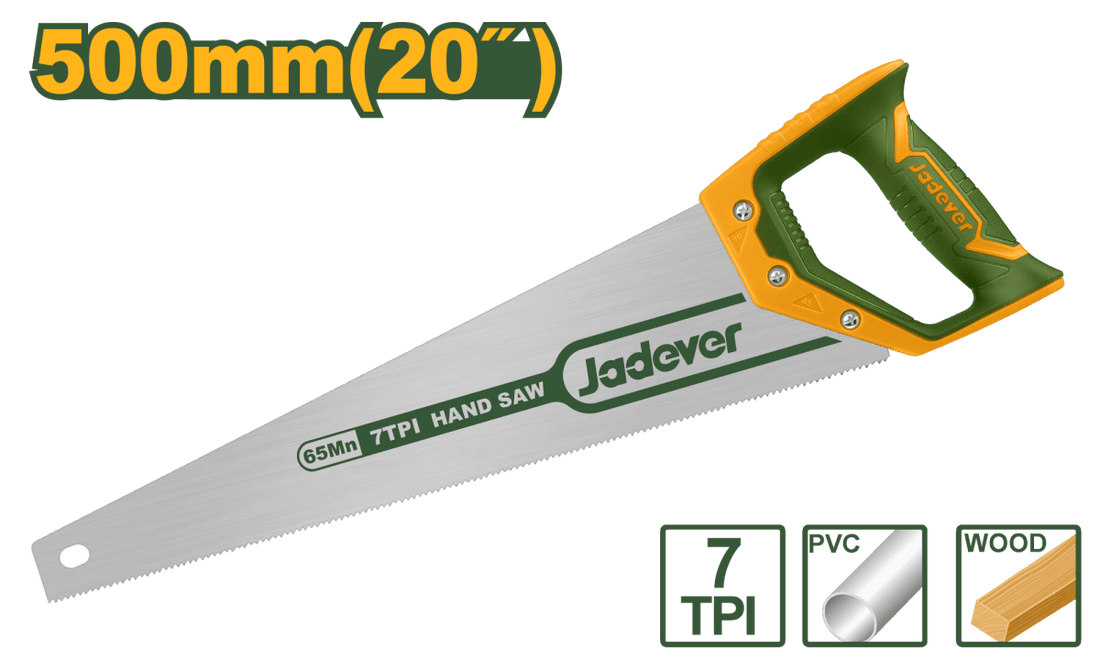 Segaccio Manuale Professionale 500 mm (20”) – 7 TPI - Perrone Shop