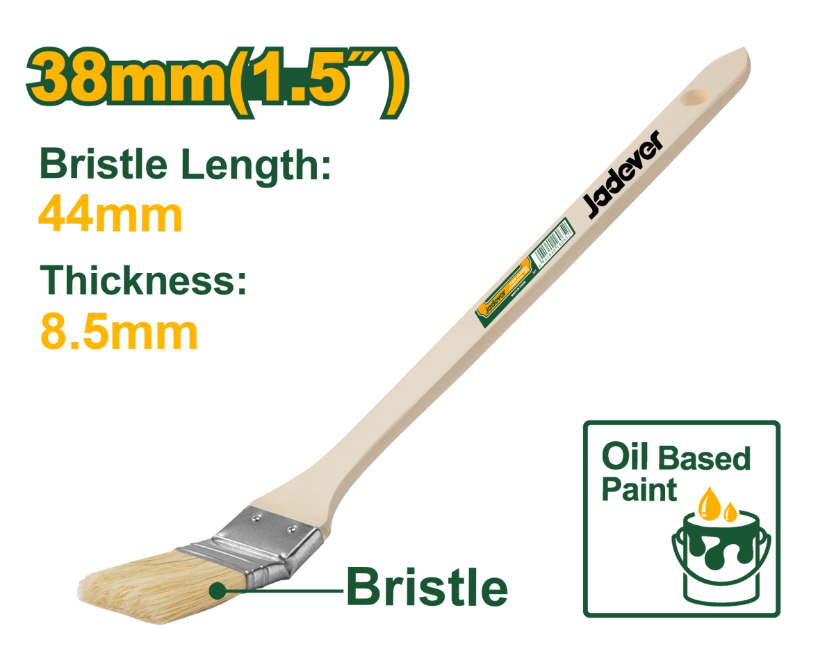 Pennello Piatto Curvo Jadever per Vernici a Olio – Setole PET - Perrone Shop