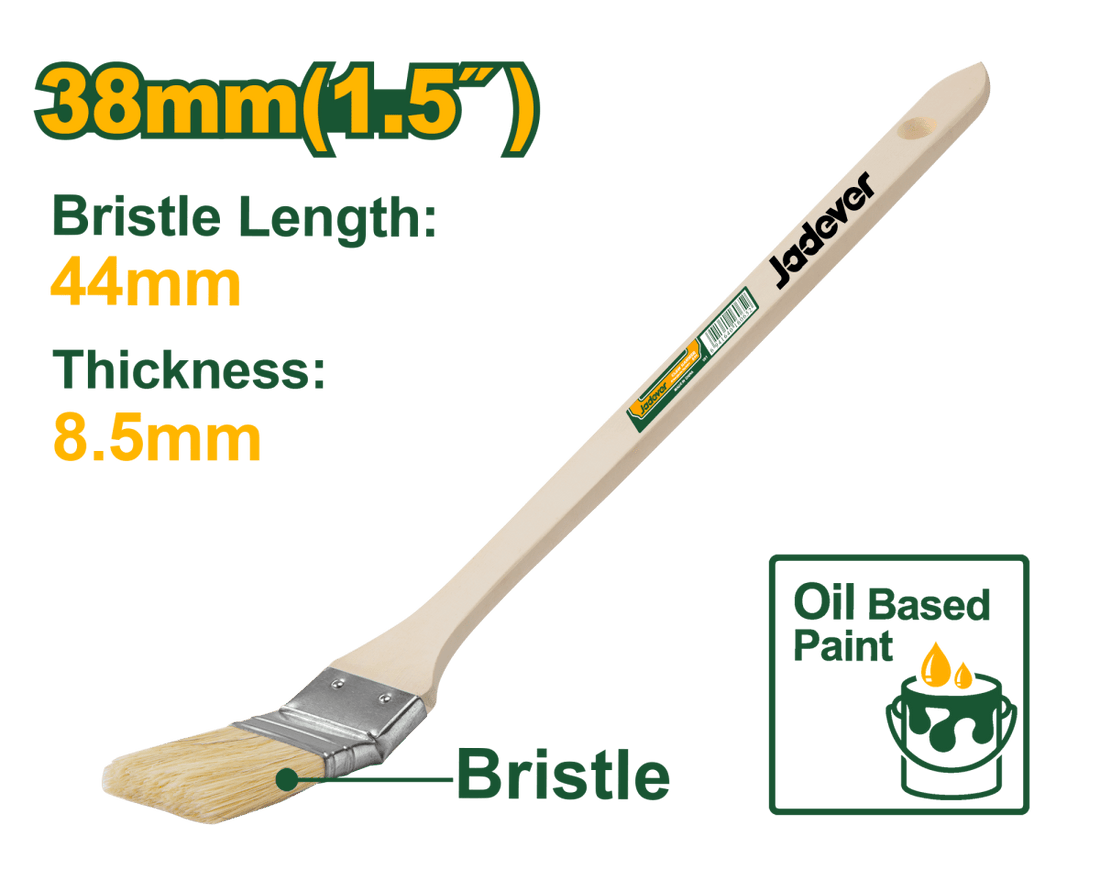 Pennello Piatto Curvo Jadever per Vernici a Olio – Setole PET - Perrone Shop