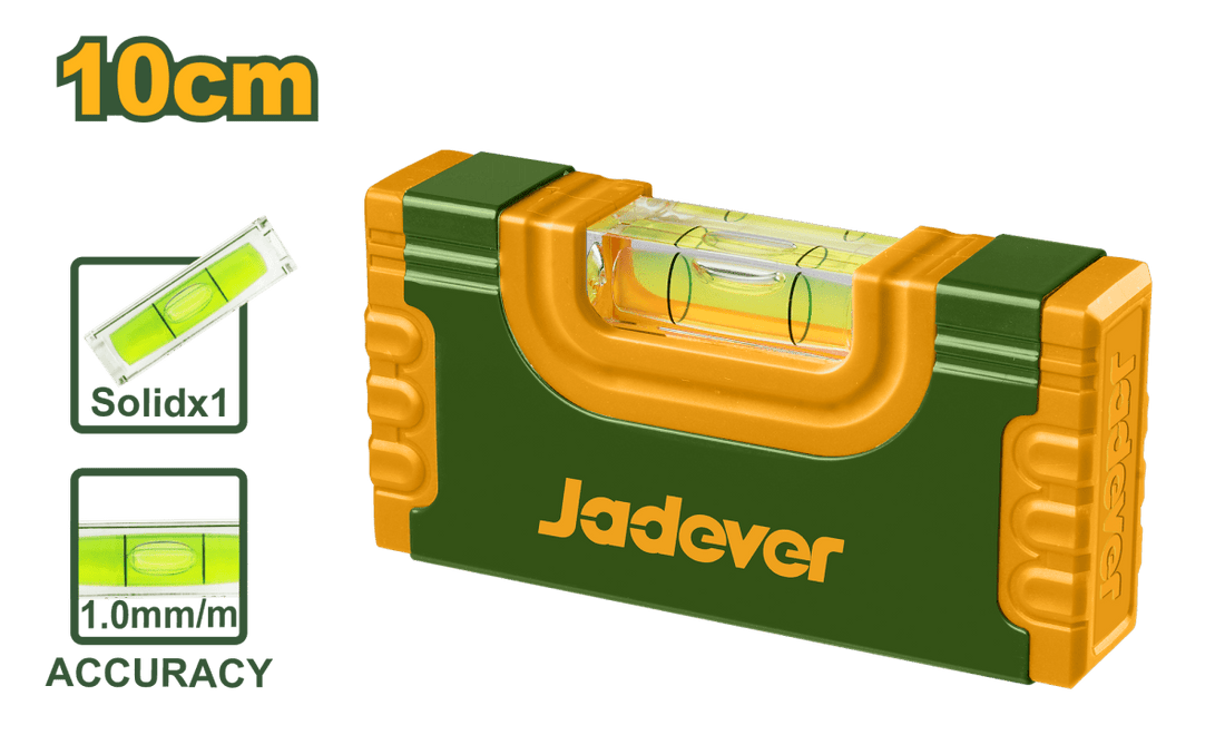 Fiala Livella Acrilica Jadever 10 cm Antiurto Alta Precisione - Perrone Shop
