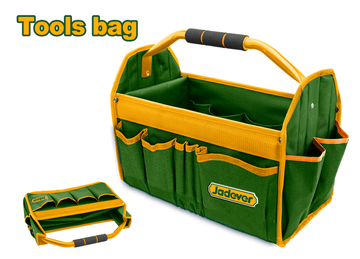 Borsa Porta Attrezzi Jadever 16” in Poliestere 600D con Impugnatura Imbottita e Struttura Pieghevole - Perrone Shop