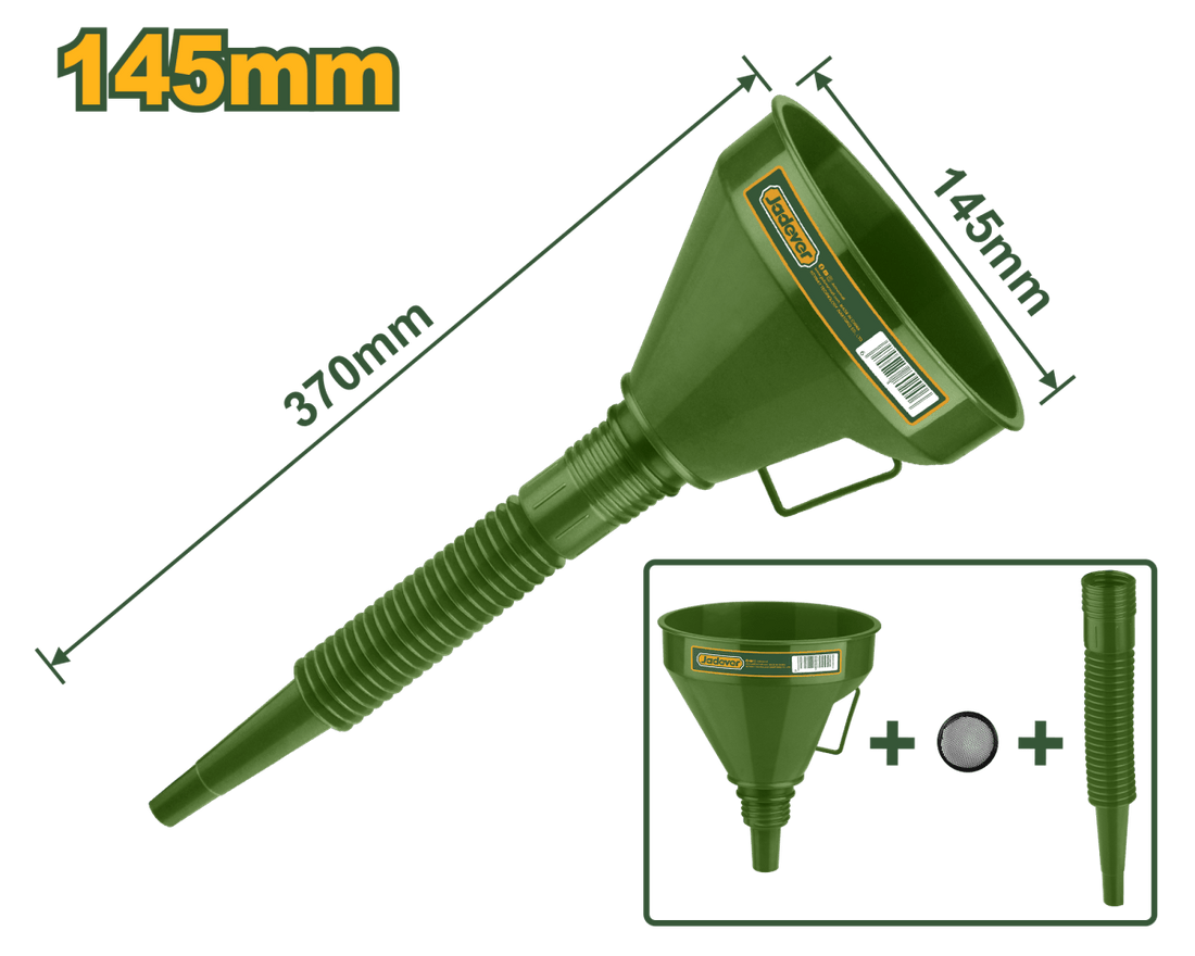 Imbuto Flessibile 2 in 1 Jadever 145 mm per Travaso Liquidi - Perrone Shop