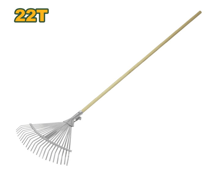 Rastrello a Ventaglio Regolabile Jadever 22 Denti in Acciaio - Perrone Shop