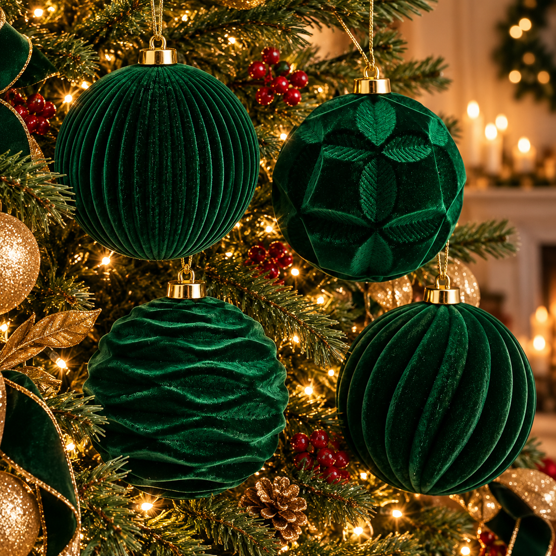 Pallina di Natale Velvet Touch 12cm in tre colori | Xone