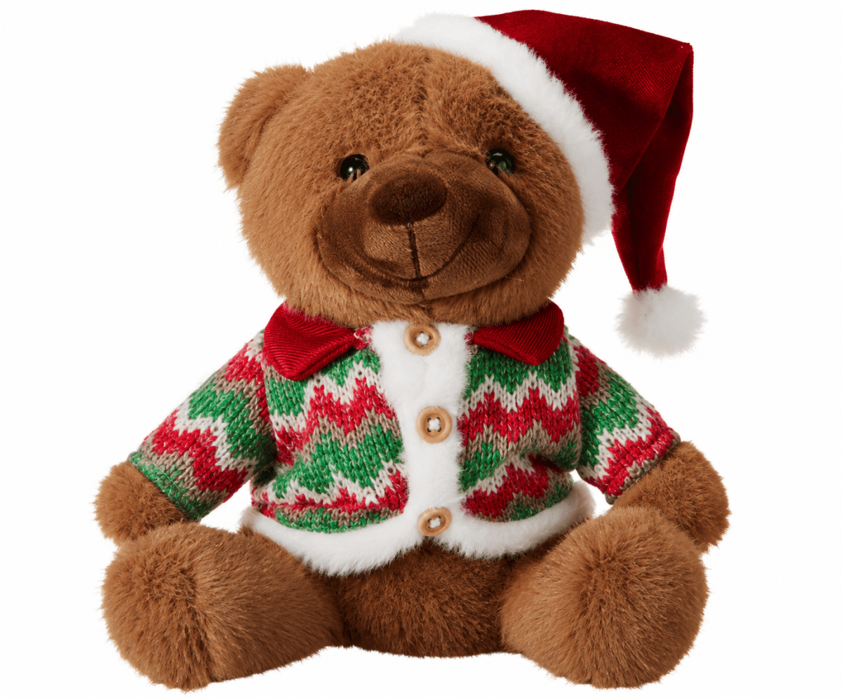 Orso di Natale Vestito 35 x 30 cm | Koopman - Perrone Shop