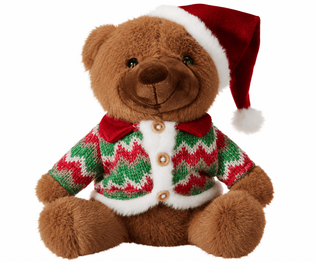 Orso di Natale Vestito 35 x 30 cm | Koopman - Perrone Shop
