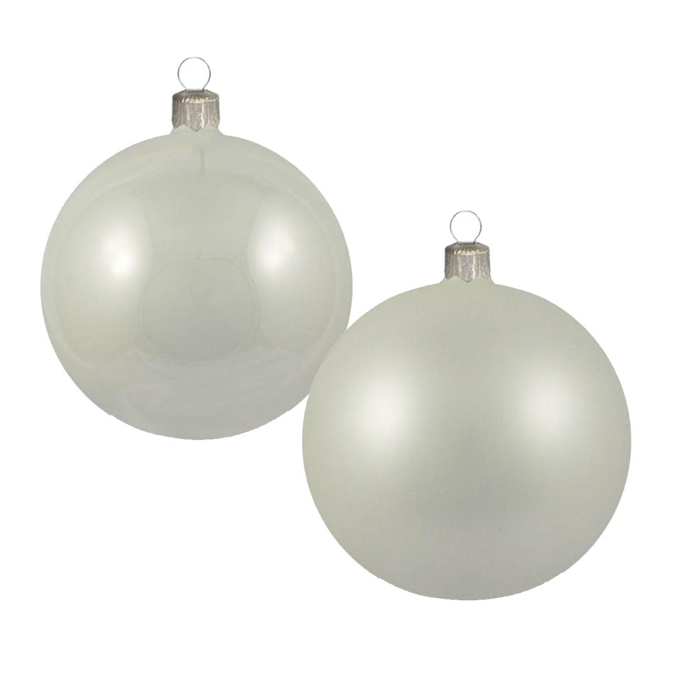 Sfere in vetro 70mm lucido/opaco 8pz