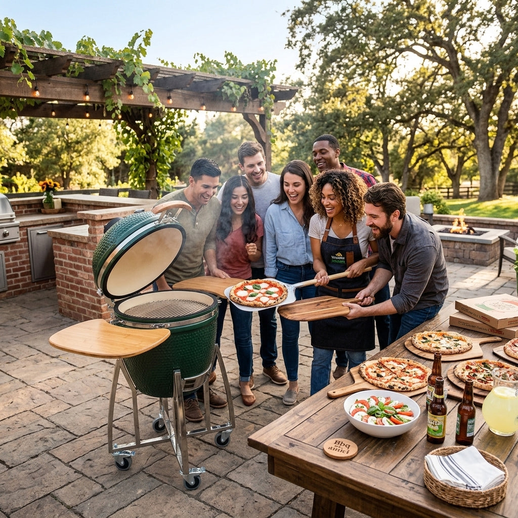Barbecue Kamado Professionale in Ceramica – Green Kamado Chef Schingaro